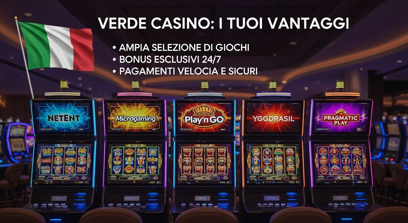 Fornitori di giochi e software bonus verde casino