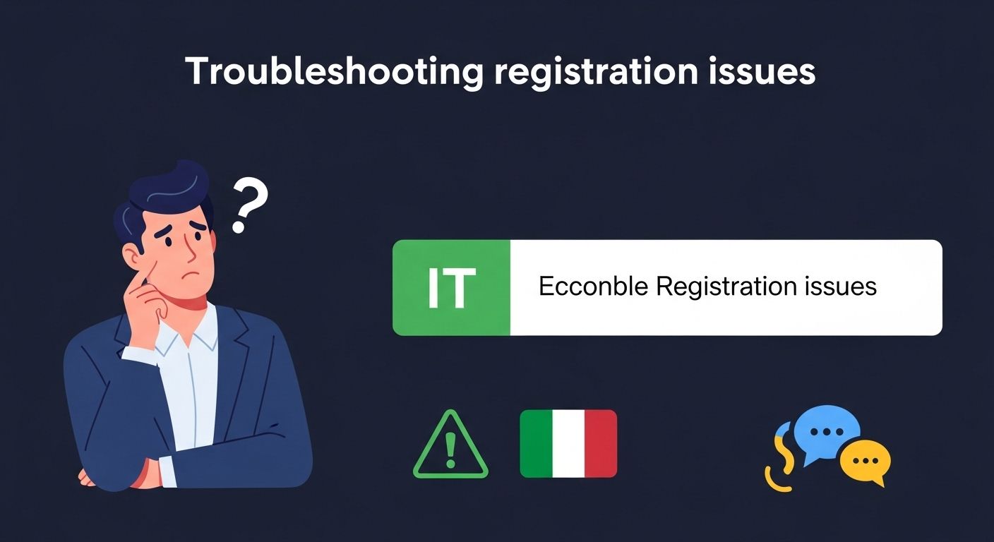 Risoluzione dei problemi di registrazione online login